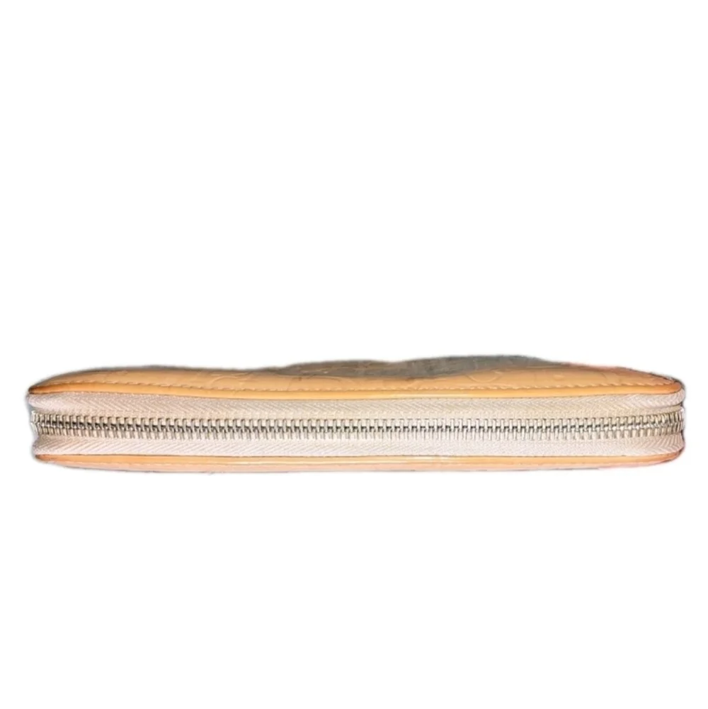 Christian Dior Baby Pink Embossed Patent Leather Women's Wallet